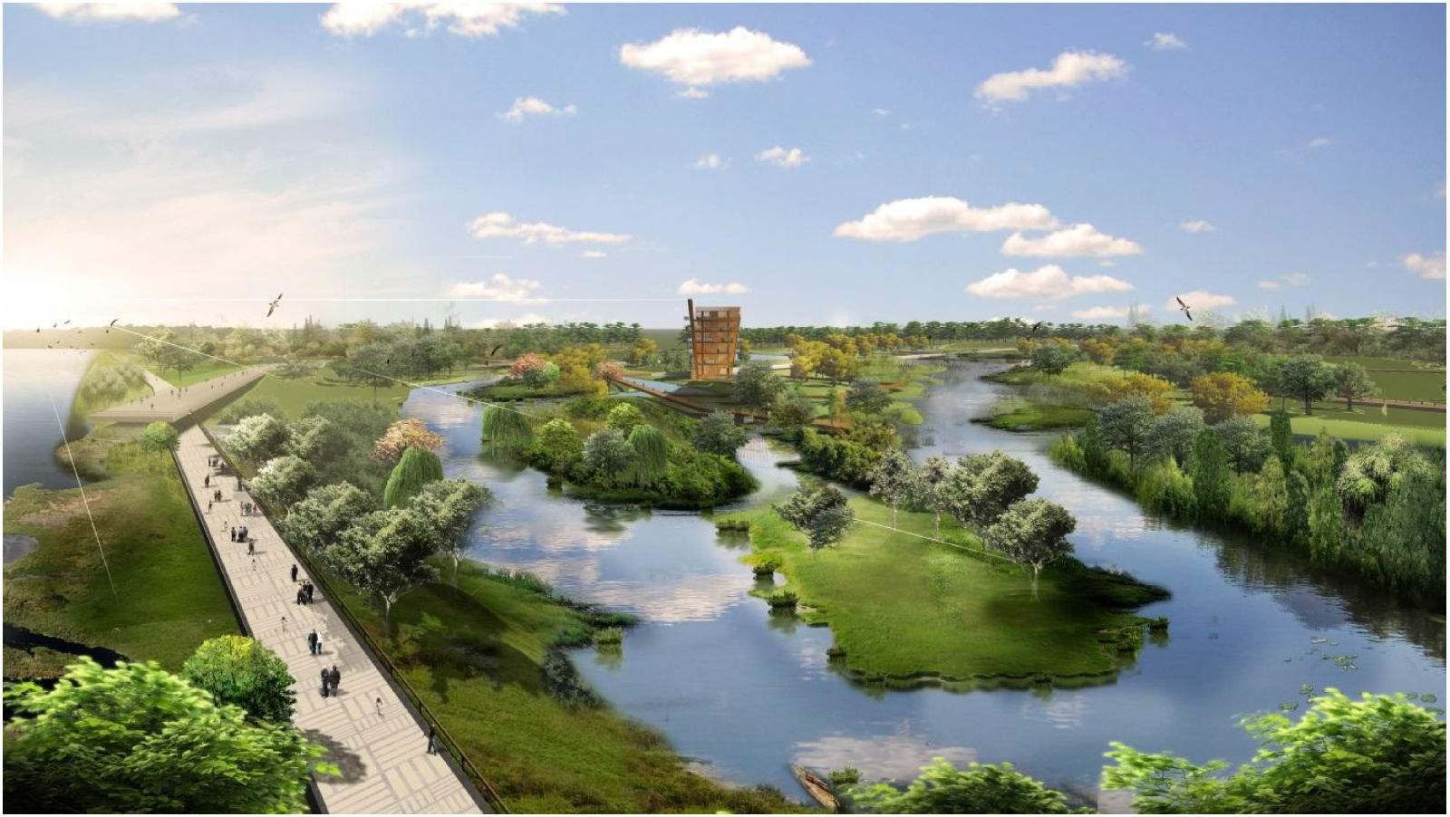 鄭州市賈魯河綜合治理工程西流湖段（中原路－化工路）-建筑、古建工程